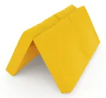 Folding Mat SANRO 100x100x10 cm Yellow (4 parts)