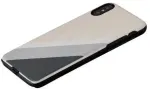 "SmartPhone Back Case iPhone X/XS" Grey Suit Black