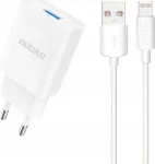 A4EU USB-A 2.1A + USB-A - Lightning White