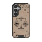Libra - Samsung Galaxy S25 Case, Elite Dark (Magnetic) / Silver / Beige
