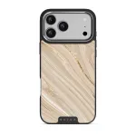 Full Glam - Beige iPhone 17 Pro Max Case, Elite Dark (MagSafe) / Silver