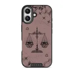 Libra - iPhone 17 Case, Elite Dark (MagSafe) / Silver / Pink