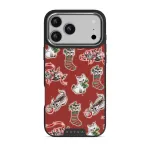 Merry Kitty - iPhone 17 Pro Max Case, Elite Dark (MagSafe) / Silver