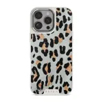 Baby Leo - Leopard iPhone 16 Pro Case, Elite Light (MagSafe) / Silver