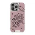 Virgo - iPhone 16 Pro Max Case, Elite Light (MagSafe) / Silver / Pink