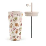 Caf&eacute; Haru - Travel Mug, 500 ml / Flap & Straw Set