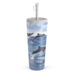 Retro Splash - Travel Mug, 700 ml / Straw