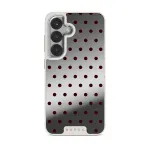 Red Velvet - Samsung Galaxy S25 Case, Elite Mirror Light (Magnetic) / Silver
