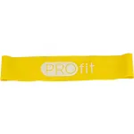 Vastupidavus Kummi Profit Mini Band 50cm x 5cm x 0,5mm, kollane