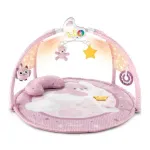 Baby play mat 3-in-1 with melodies and projector pink
