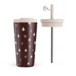 Tricked Me - Travel Mug, 500 ml / Flap & Straw Set