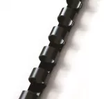 Spiraalk&ouml;itja plastikust 12 mm, must (100tk)
