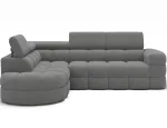 The Carmenn corner sofa is a modern and functional sofa for the living room, combining an impressive modular form with high everyday comfort. With dimensions of 256x220x75-102 cm, this model works perfectly in a spacious relaxation area, offering a c ...