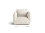 Armchair, "Nimes", 1 Seat, 95.5x87x80 Made in Europe