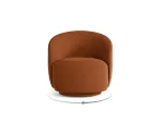 Swivel Armchair, "Savona", 1 Seat, 69x72.5x70.5 Made in Europe