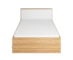 Voodi PLANO PN10DBB, Nash tamm/valge/betooni v&auml;rv