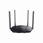 Tenda TX9 PRO traadita ruuter Gigabit-Ethernet Kahe sagedusribaga (2,4 GHz / 5 GHz) Must