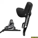 SRAM Shift/Hydraulic Disc Brake Rival22 Yaw esik&auml;iguvahetus- ja pidurikang, esipidur, pikkus 950 mm, koos Flat Mount kinnitusdetailidega (piduriketas m&uuml;&uuml;akse eraldi)
