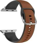 Apple Watch Silico Leather 38/40/41mm Brown-Black Box
