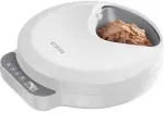 F26 4 Meals Cat Feeder with 2 Ice Packs white