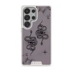 Gemini - Samsung Galaxy S25 Ultra Case, Elite Light (Magnetic) / Silver / Purple
