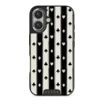 Queen's Court - iPhone 16 Plus Case, Elite Dark (MagSafe) / Silver