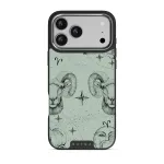 Aries - iPhone 17 Pro Max Case, Elite Dark (MagSafe) / Silver / Turquoise