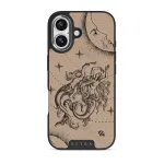 Virgo - iPhone 17 Case, Elite Dark (MagSafe) / Silver / Beige