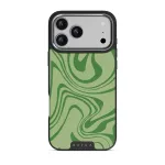 Funky Sensation - iPhone 17 Pro Max Case, Elite Dark (MagSafe) / Silver