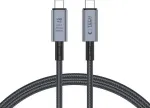 &bdquo;Tech-Protect&ldquo; USB-C &ndash; USB-C-kaabel, 1 m, must (5906302308989)