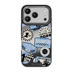 Finish Line - iPhone 17 Pro Case, Elite Mirror Dark (MagSafe) / Silver