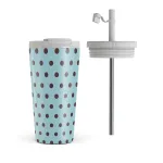 Aqua Mocha - Travel Mug, 500 ml / Flap & Straw Set