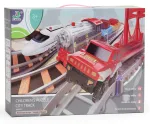 Railway and battery car two tracks city 108 el.