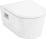 Hansgrohe EluPura Original S &ndash; seinale kinnitatav WC-pott SoftClose-kaane, Rimless ja AquaChannel Flush funktsioonidega, valge 60288450