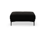 Velvet Pouf, "Lazio", 1 Seat, 100x70x46 Made in Europe