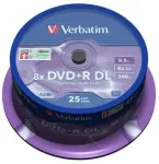 DVD+R DL 8,5 GB 8x Cake Box 25 (V43757)