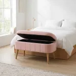 Tumba, Hanah Home, roosa, 90 x 46 x 35