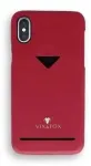 "Card Slot Back Case iPhone X/XS" Ruby Red