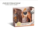 Combing Horse Figurine with Long Mane