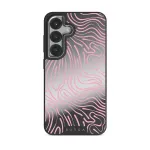 Hawaiian Breeze - Samsung Galaxy S25 Case, Elite Mirror Dark (Magnetic) / Silver