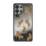 Pretty Kitty - Samsung Galaxy S25 Ultra Case, Elite Mirror Dark (Magnetic) / Silver