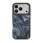 Navy Trench - Blue iPhone 17 Pro Case, Elite Dark (MagSafe) / Silver