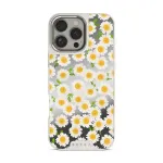 Pure Bliss - Daisy iPhone 16 Pro Case, Elite Mirror Light (MagSafe) / Silver
