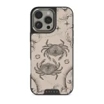 Cancer - iPhone 16 Pro Max Case, Elite Dark (MagSafe) / Silver / Nude
