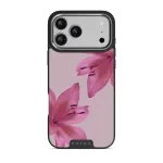 Fragile Beauty - iPhone 17 Pro Max Case, Elite Dark (MagSafe) / Silver