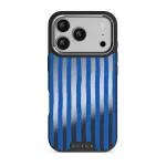Kafenio - iPhone 17 Pro Case, Elite Mirror Dark (MagSafe) / Silver