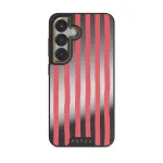 Pomegranate - Samsung Galaxy S25 Case, Elite Mirror Dark (Magnetic) / Gold