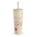 Library Card - Travel Mug, 700 ml / Straw