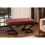 Pouf Hanah Home Ago, Claret Red, 92 x 44 x 46