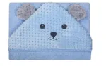 Bathing cover - 322 - TERRY - SOFT/CORAL  - MIŚ - size 100x100 - BLUE
